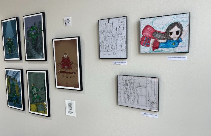  Art of students from the contest
